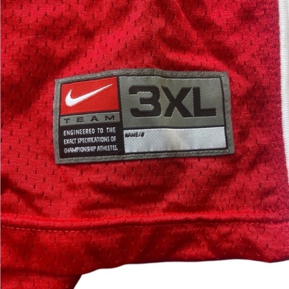 Vintage Nike Basketball Jersey Korea Made Red 3XL - Picture 6 of 6